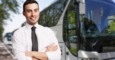 Portrait of a bus driver